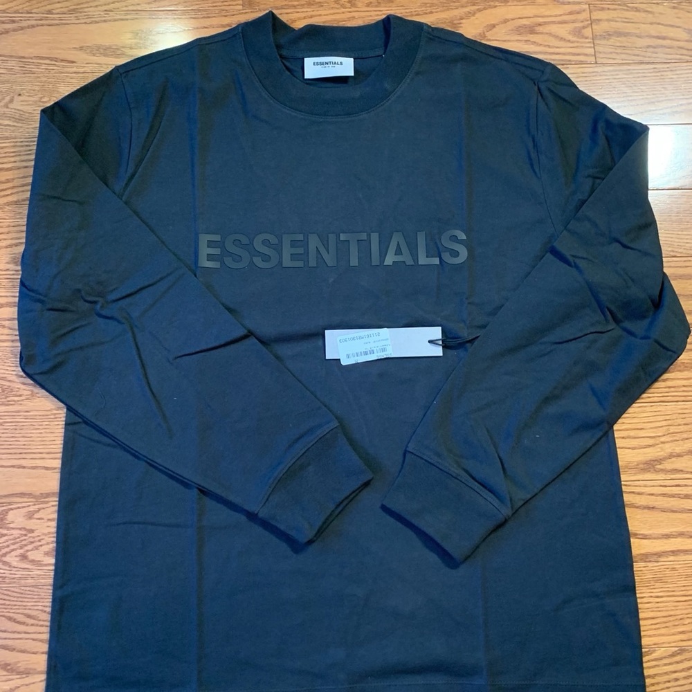 Fear Of God Essentials Long Sleeve Black